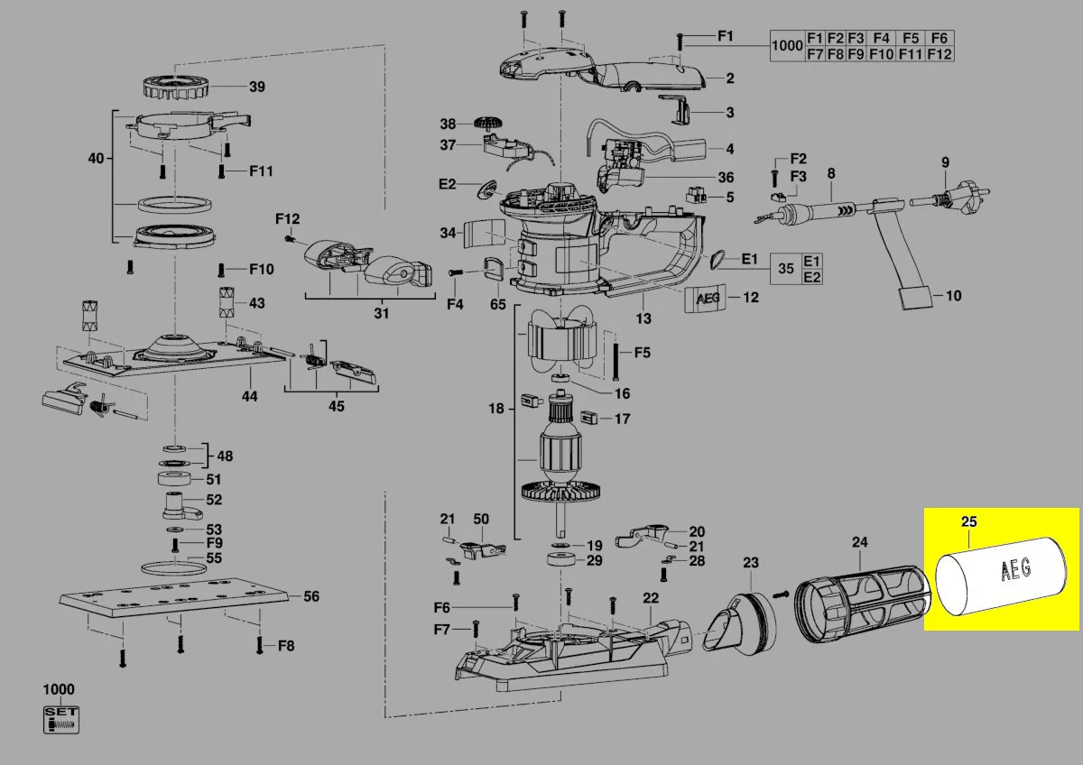 Sac poussière réf. 901262005 AEG